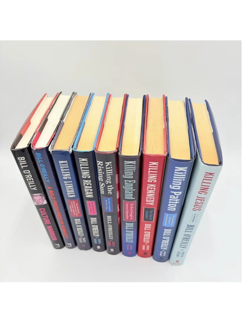 BILL O’REILLY 9 Hardcover Books KILLING Series LINCOLN KENNEDY REAGAN Lot